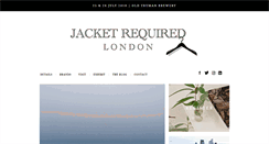 Desktop Screenshot of jacket-required.com